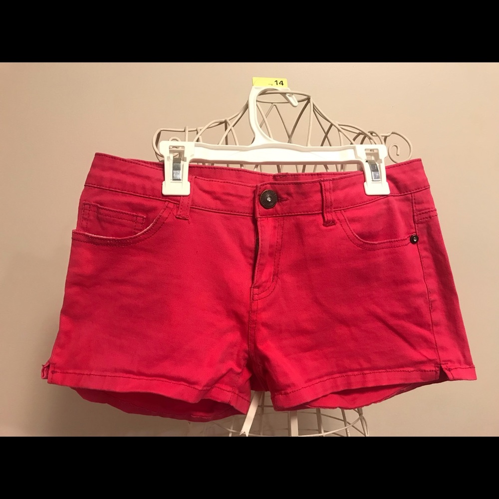 Pink shorts
